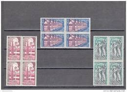 España Nº 2159 Al 2161 En Bloque De Cuatro - Unused Stamps