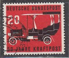 BRD 211, Gestempelt, 50 Jahre Kraftpost, 1955 - Oblitérés