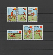 Laos 1981 Football Soccer World Cup Set Of 6 MNH - 1982 – Espagne