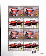 Dominique Cars Voitures Ferrari MNH - Auto's