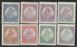 HONGRIE - N°360/7 ** (1923-25) Madone - Unused Stamps