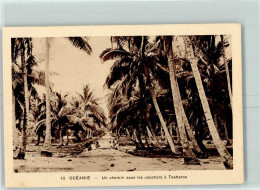 13155507 - Un Chemin Sous Les Cocotiers A Teaharoa Ozeanien - Otros & Sin Clasificación