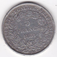 5 Francs Cérès 1851 A Paris , En Argent, Gad# 719 - 5 Francs