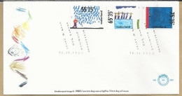 NL.- FDC. NVPH Nr. 260. EERSTE DAG VAN UITGIFTE. FIRST DAY OF ISSUE. 16-11-1988. KINDERPOSTZEGELS. KIND & WATER. - FDC