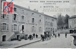 LAGNIEU - Hotel Des Fontaines D' Or - J. MOUTON Proprietaire - Trés Animé - Unclassified