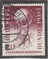 BRD 214, Gestempelt, Forschungsförderung 1955 - Oblitérés