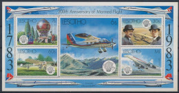 Lesotho 1983  Balloons/ Ballons Plane Avion Concorde MNH - Airships