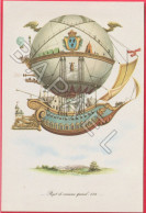 Ballon Imaginaire ''La Minerve'' - Projet De Vaisseau Spacial (1784) - Contemporanea (a Partire Dal 1950)