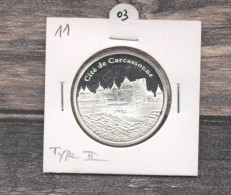 Médaille Souvenirs&Patrimoine : Cité De Carcassonne (type 2) - Otros & Sin Clasificación