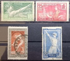 France 1924 Yv N°183/186 Série Jeux Olympiques De Paris. Oblitéré - Used Stamps