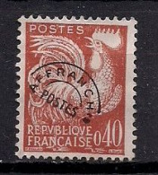 FRANCE   PREOBLITERE   N°   121   OBLITERE - 1953-1960