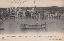 Balkans Guerre 1914 Salonique Port Barque à Voile  ELD - Turquie