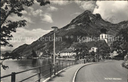 11672805 Gersau Vierwaldstaettersee Ortsblick Mit Kirche Gersau - Autres & Non Classés