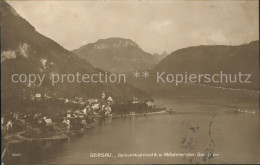 11672781 Gersau Vierwaldstaettersee Gesamtansicht Dampfer Gersau - Autres & Non Classés