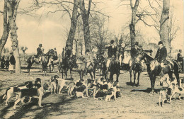  CHEVEAUX -  RENDEZ VOUS DE CHASSE AU RENARD - Horses