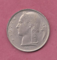 Belgium, 1973- 5 Francs. Dutch Text. Head Of Ceres- BB, VF, TTB, SS - 5 Francs