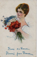 Illustrée Signée OCCIPONTI : Fleurs De France 14-18 - Oorlog 1914-18