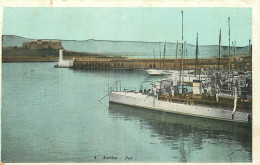 73 - ANTIBES - LE PORT - PUBLICITE  A LA PETITE  JEANNETTE - TROYES - Reclame