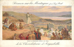 PUBLICITE -  CHOCOLATERIE D'AIGUEBELLE - SERMON SUR LA MONTAGNE - Publicité
