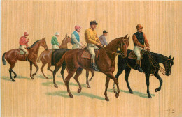 CPA - CHEVAUX -  JOKEYS  - Caballos