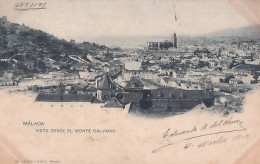 MALAGA         VISTA DESDE EL MONTE CALVARIO    H M 181   PRECURSEUR   +  TIMBRE - Málaga