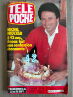 Magazine TELE POCHE N° 971 MICHEL DRUCKER BRIGITTE BRADOT 18/09/1984 TTBE - Azione