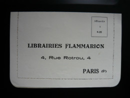 Lettre Publicitaire - PARIS, Librairies FLAMMARION 4 Rue Rotrou à PARIS 1920 - Storia Postale