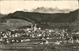 11672638 Einsiedeln SZ Totalansicht Mit Alpen Einsiedeln - Autres & Non Classés