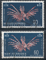 Nouvelles HEBRIDES Timbres-poste N°265 & 266 Oblitérés TB Cote : 3€75 - Used Stamps