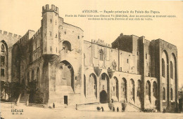 84 - AVIGNON -  FACADE PRINCIPALE DU PALAIS DES PAPES - Avignon