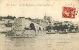 84 - AVIGNON - LE PONT SAINT BENEZET ET PALAIS DES PAPES - Avignon