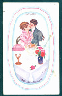 19134 X. Sager - Plat Du Jour - Baisers Amour Et Eau Fraîche - Amoureux Avec Une Salade D'amour Et Un Château Lapompe - Sager, Xavier