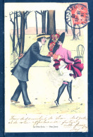 19143 X. Sager -  Le Don-Juan Jeune Homme Faisant Du Charme à Une Joli Femme, Culotte En L'air - Sager, Xavier