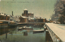 74 - ANNECY -  LE PORT SOUS LA NEIGE - Annecy