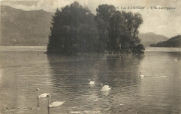 74 - ANNECY -  LAC D'ANNECY -  L'ILE DES CYGNES - Annecy