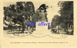 74 - Annecy - Promenade Du Paquier - Monument Aux Morts - Annecy