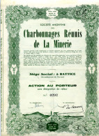 CHARBONNAGES RÉUNIS De La MINERIE - Mines