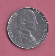 Vaticano, 1988- 50 Lire, Commemorative- Acmonital-Papa Ioannes Paulus II. Eve's Creation- - Vatican