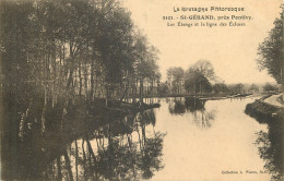 22 - SAINT GERAND  PRES PONTIVY - LES ETANGS ET LA LIGNE DES ECLUSES - Sonstige & Ohne Zuordnung