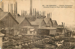 71 - LE CREUSOT - USINES SCHNEIDER - GRANDE FORGE ET PARC AUX CYLINDRES - Le Creusot