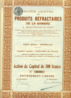 PRODUITS  RÉFRACTAIRES De La SAMBRE - Mineral