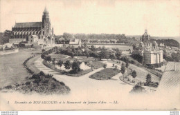 76 ENSEMBLE DE BON SECOURS ET LE MONUMENT DE JEANNE D'ARC - Bonsecours