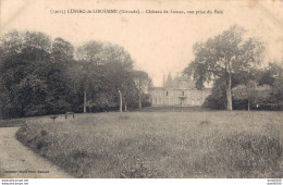 33 LUSSAC DE LIBOURNE CHATEAU DE LUSSAC VUE PRISE DU PARC - Other & Unclassified