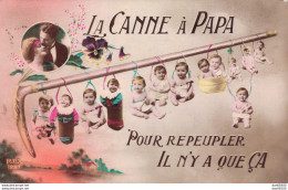 LA CANNE A PAPA POUR REPEUPLER IL N'Y A QUE CA - Groupes D'enfants & Familles