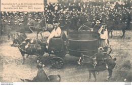 RARE FUNERAILLES DE S.A.R. LE COMTE DE FLANDRE LE 22 NOVEMBRE 1905 LA VOITURE DU ROI - Royal Families