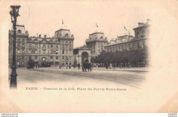 75 PARIS CASERNE DE LA CITE PLACE DU PARVIS NOTRE DAME - Places, Squares