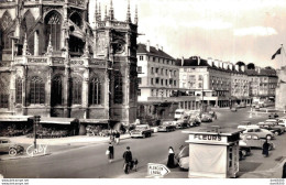 14 CAEN ABSIDE DE L'EGLISE SAINT PIERRE ET BOULEVARD DES ALLIES CPSM - Caen