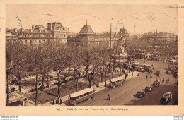 75 PARIS LA PLACE DE LA REPUBLIQUE - Squares