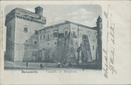 Cr233 Cartolina  Benevento Citta' Castello Re Manfredi 1900 Campania - Benevento
