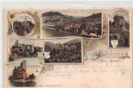 39100907 - Schoenau, Lithographie. Fleckenstein Wegelnburg Blumenstein Wasigenstein Hohenburg Gelaufen. Ecken Mit Album - Pirmasens